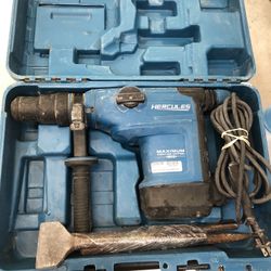 Hercules 12 Amp 1-9/16”SDS-MAX Variable- Speed Rotary Hammer 3 Bits 