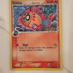 Feebas 49/101 Reverse Holo Ex Dragon Frontiers Pokémon Card NM/LP
