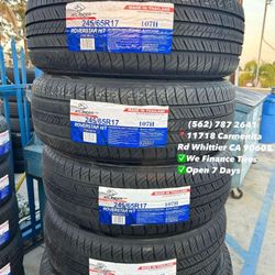 245/65R17 Atlander New Set of Tires Installed and Balanced Set de Llantas Nuevas Instaladas y Balanceadas