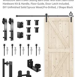 Brand New 36’ Barndoor W/ all Hardware