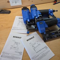 Kobalt 16 Ga, 18 Ga Nailer And 23 Ga Pin Nailer  