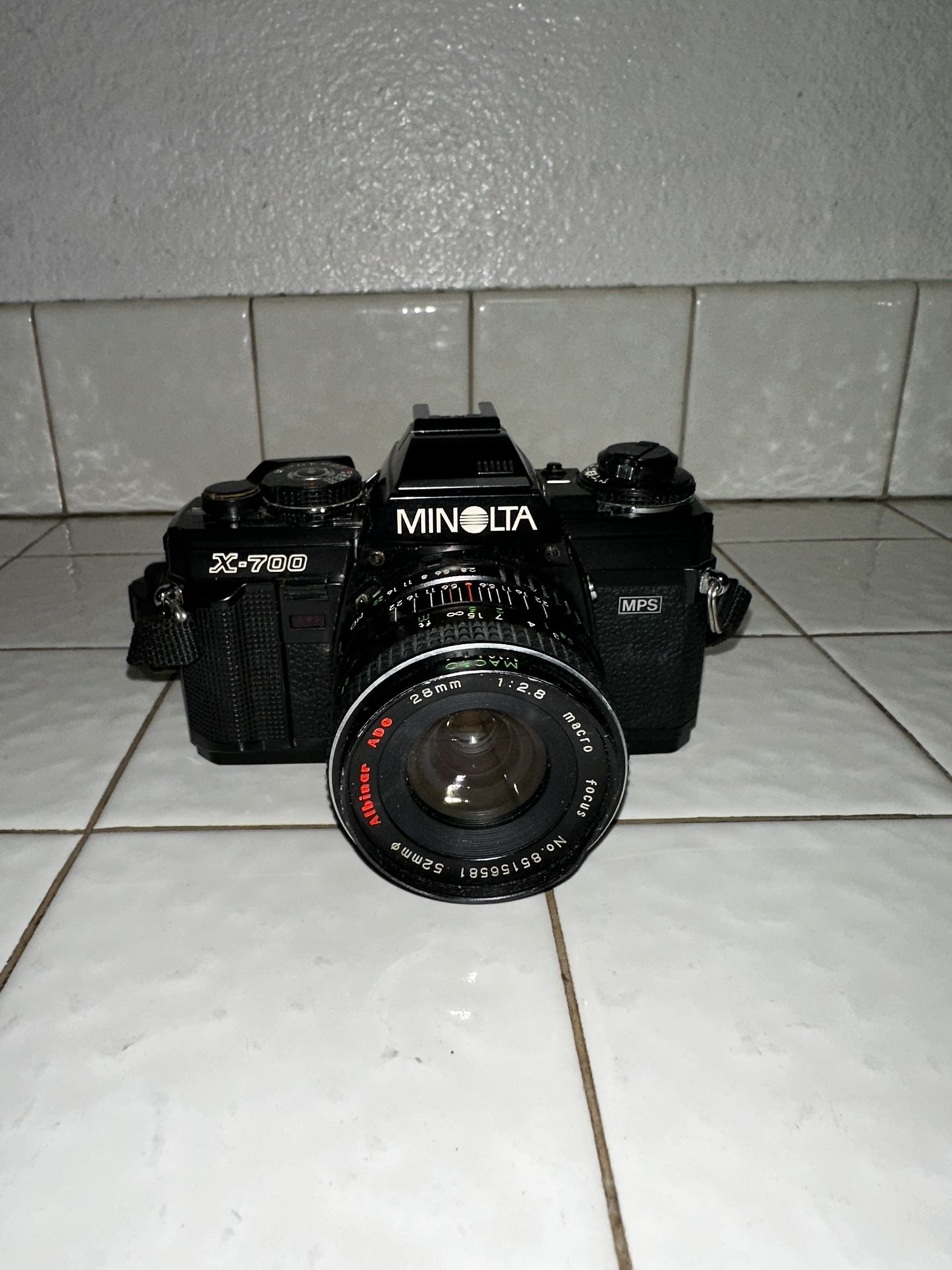 Minolta X700 With 28mm Lens