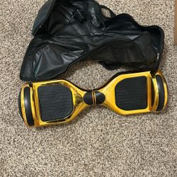 Gold Hoverboard.