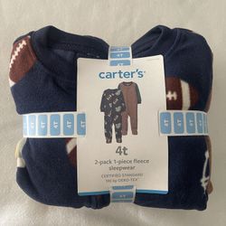 Size 4T carters boys fleece sleepwear  NWT  #10