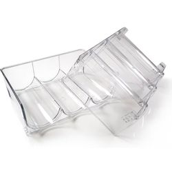 Wine Storage Rack for Fridge 2 Pack - Stackable! 🍷🍷🍷