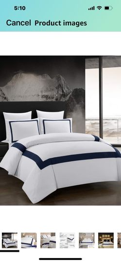 Full Duvet Also Comes With Insert Anchor Pillow , Anchor Picture Great condition used in my guestroom like new