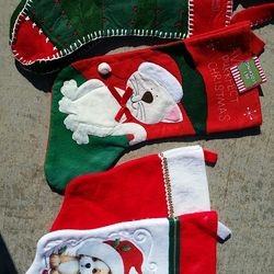 Christmas Stocking 4 different ones