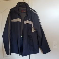 IZOD PERFORM MENS LINE RAIN JACKET