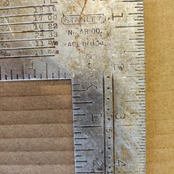 Vintage Stanley AR100 16x24 Framing Square