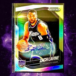 Zach LaVine Panini Prizm Black Autograph – Sacramento Kings