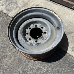 One Ford , Dodge, Chevy or GMC 16.5x8.25 inch 8 lug stock steel wheel