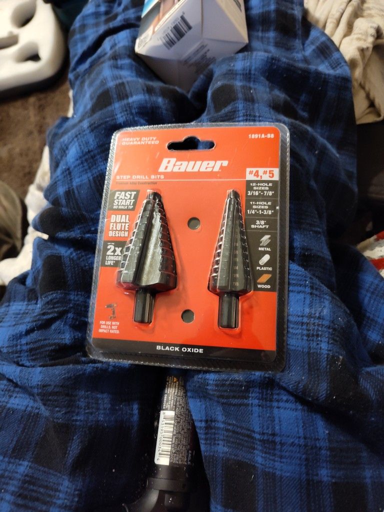 Bauer Step Drill Bits