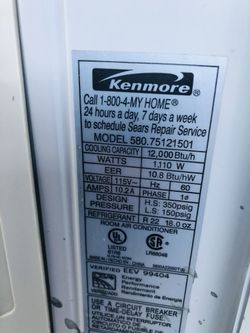Aire acondicionado De  11500 Btu En Buenas Condiciones 