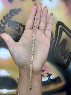 14k Solid Rope Chain