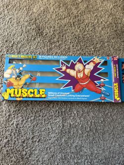 1983 Vintage Muscle Men Toys. NOS