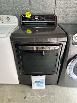 LG GAS DRYER CHARCOAL GREY