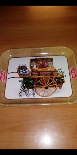 Coca-Cola vintage tin tray