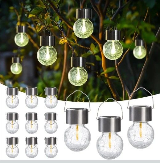 12 Pk Solar Lights