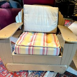 Art Deco Wood Chair