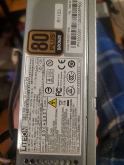 LiteOn 220W computer power supply
