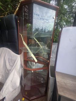 Glass front display cabinets