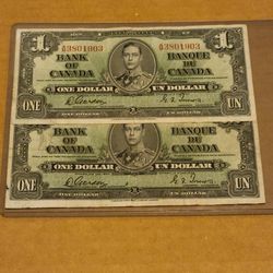 1937 Canadian $1