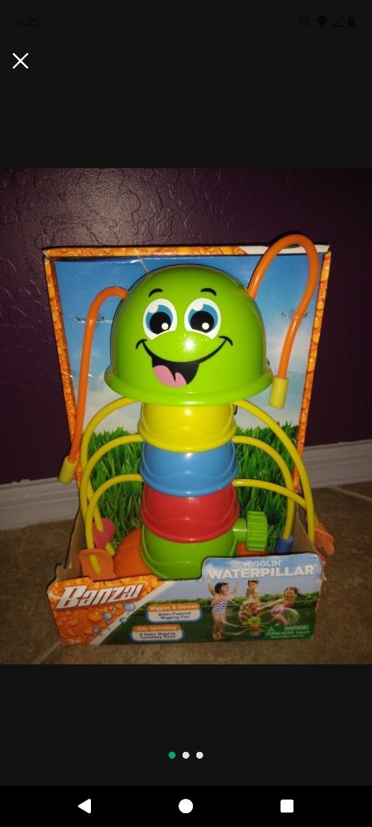 Banzai Caterpillar Water Sprinkler *New In Box*