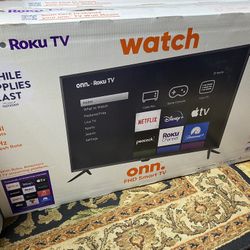 NEW 43in Onn Roku TV