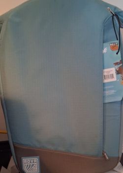 ROVR Blue and Tan Backpack