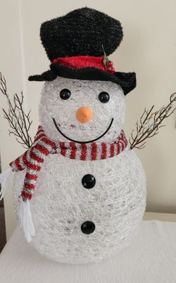 Lighted Snowman