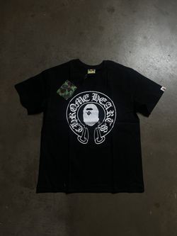 BLACK CHROME BAPE TEE