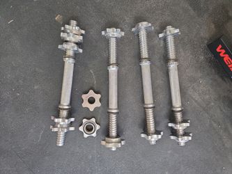 Adjustable Dumbbell Bars with Collars
