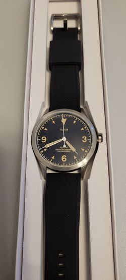 Vaer C5 Tradition Black field watch. (Tag No: 0151)