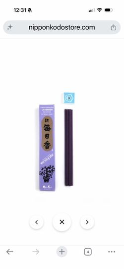 New Nippon Kodo Morning Star Lavender Incense