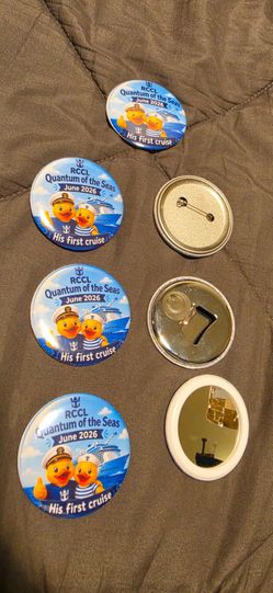 2 1/4 inch: Custom buttons, mirrors, and magnet/bottle openers