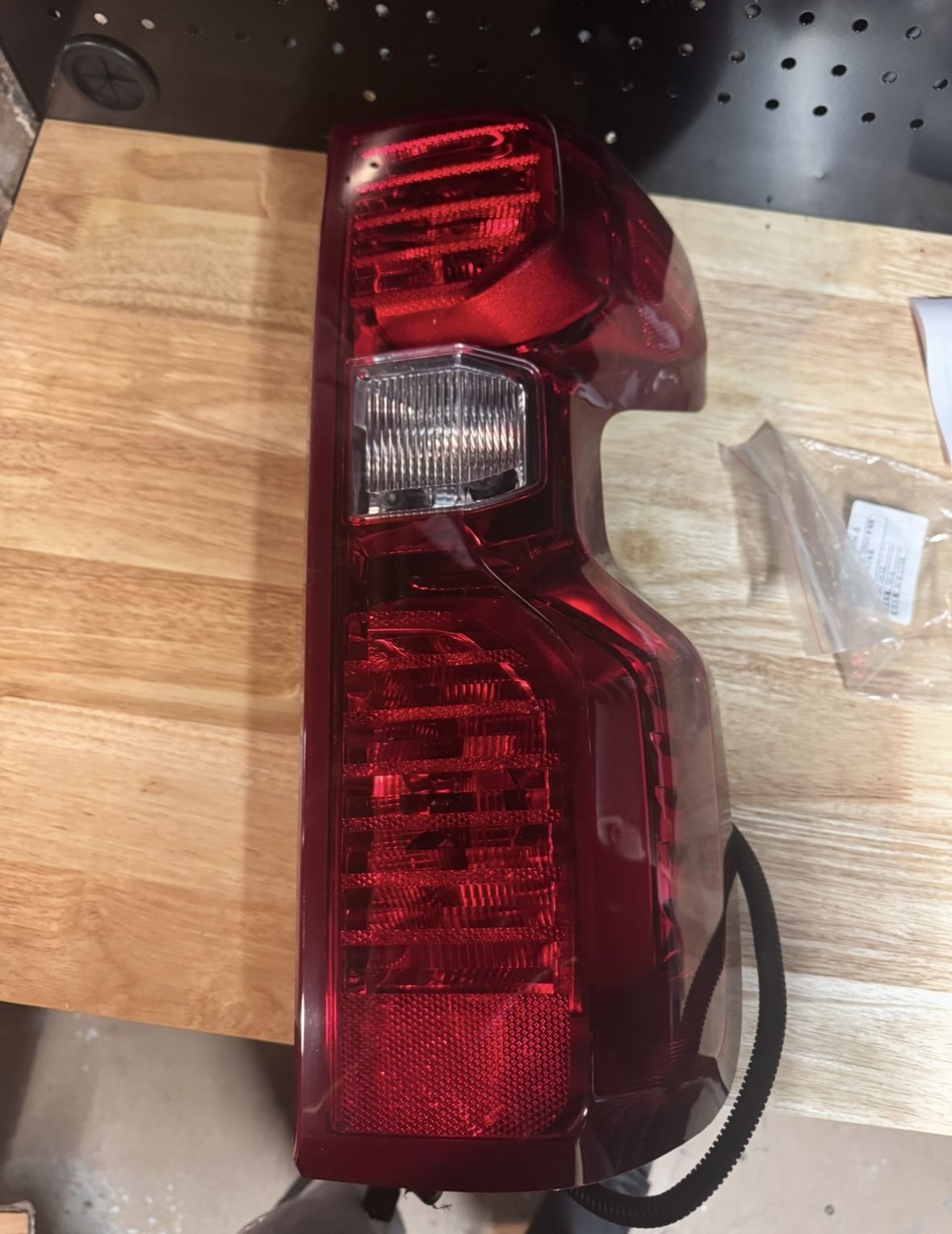 19-24 Silverado halogen passenger side taillight