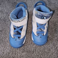 Jordan 6 Rings Shoes Sneakers  White Dutch / Blue Toddlers Size 10c