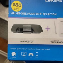 Linksys  Wifi Router W/ Range Extender