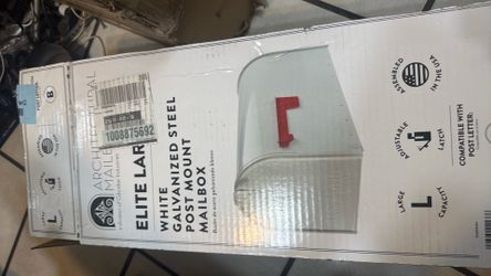LARGE MAIL BOXES BLACK  NEW