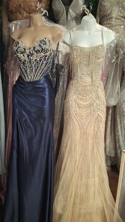 Navy blue dress