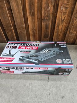 Pittsburgh 3 Ton Low Profile Floor Jack NEW