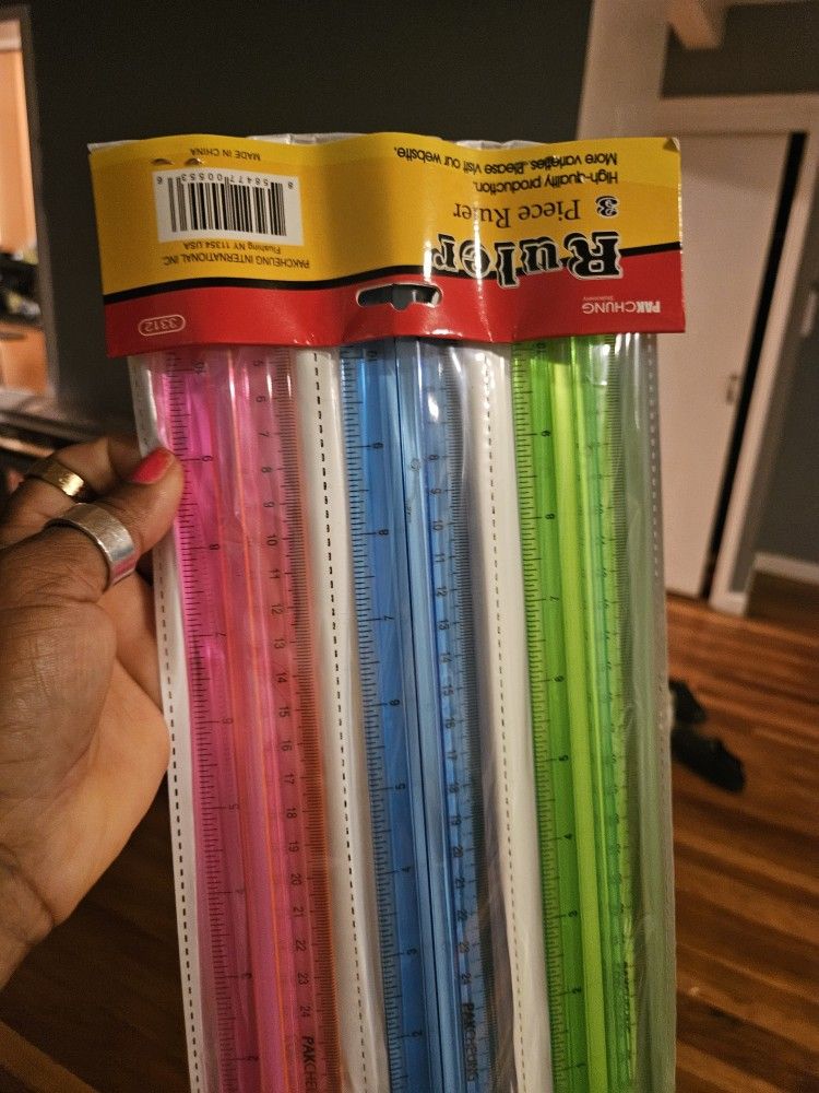 96 Pieces Of Brand New 12 Inches Rulers 