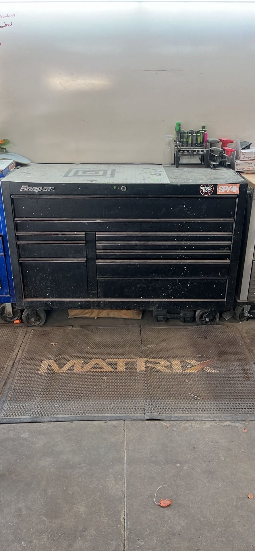Snap on tool box