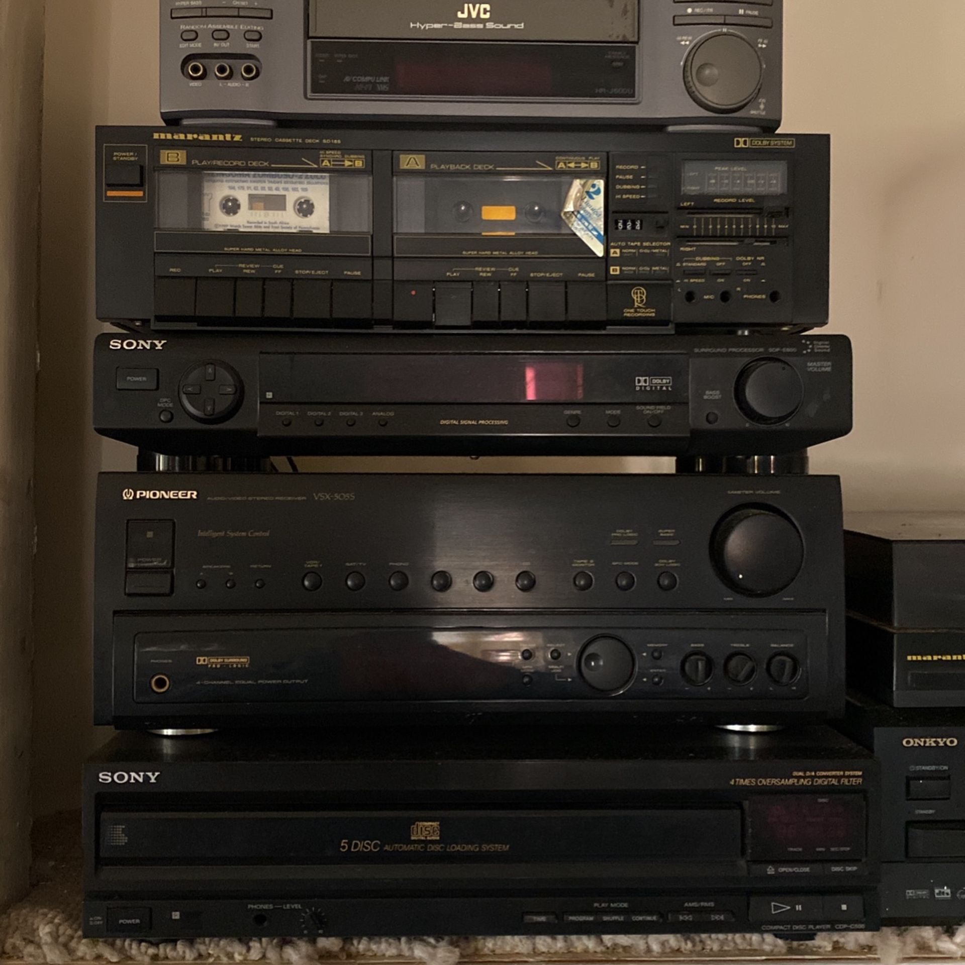 Stereo Components Old School