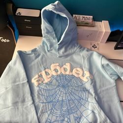 blue Sp5der hoodie