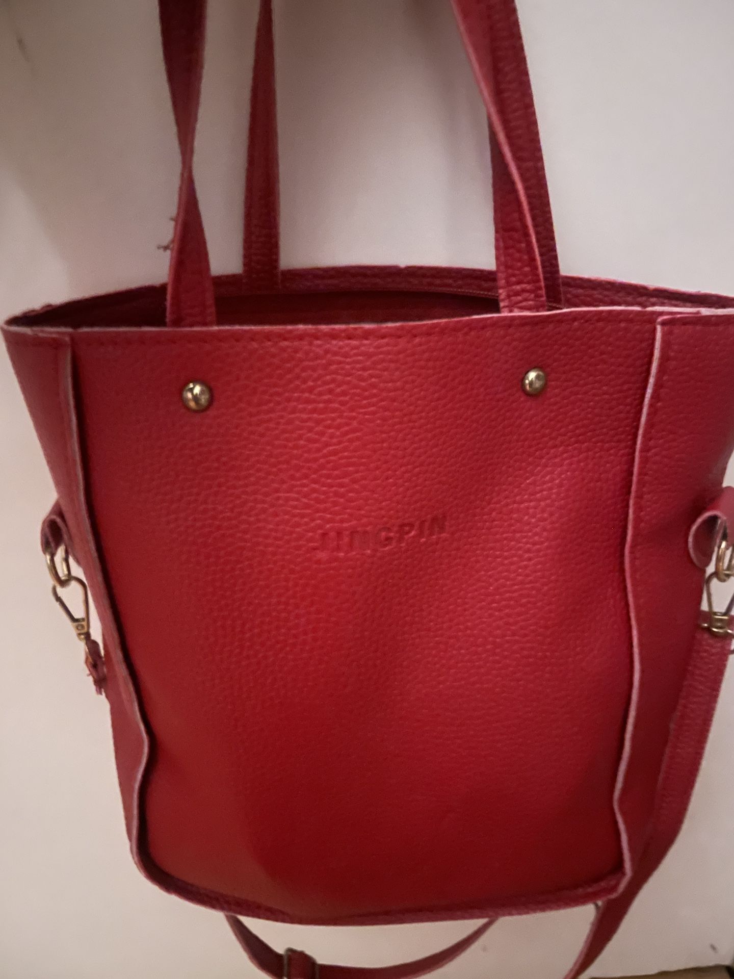 Red Jingpin Purse with Money Pouch