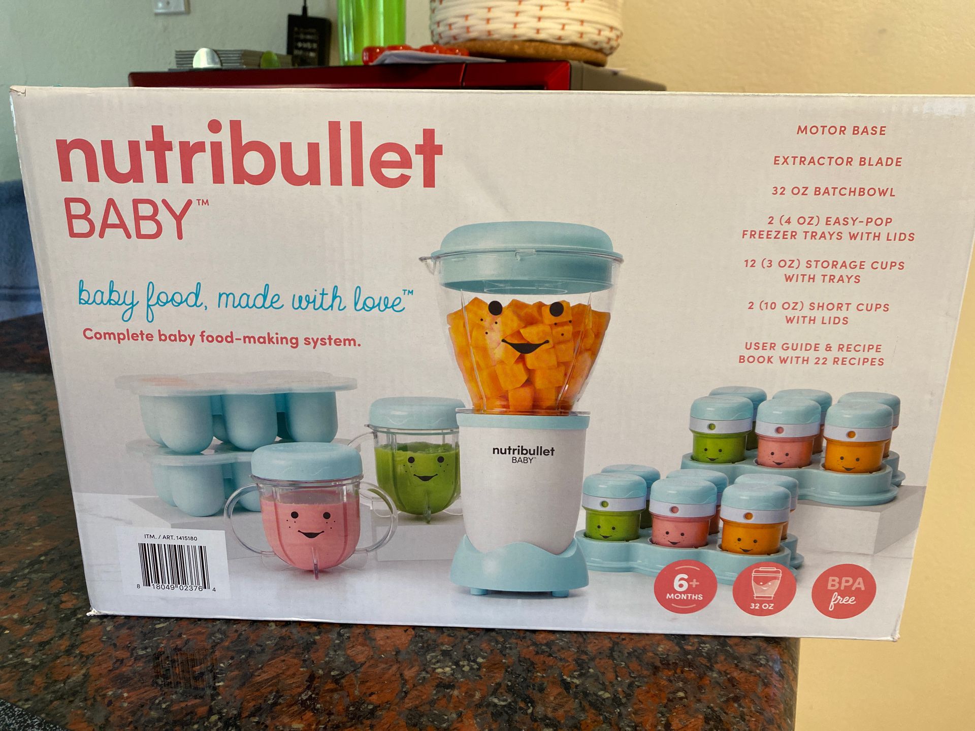 Baby Nutribullet (BRAND NEW IN BOX NEVER USED)