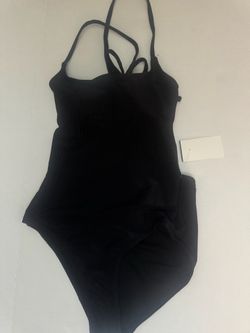 New Kona Sol women one piece black swimsuit Size M