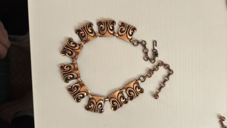 Vintage genuine copper necklace
