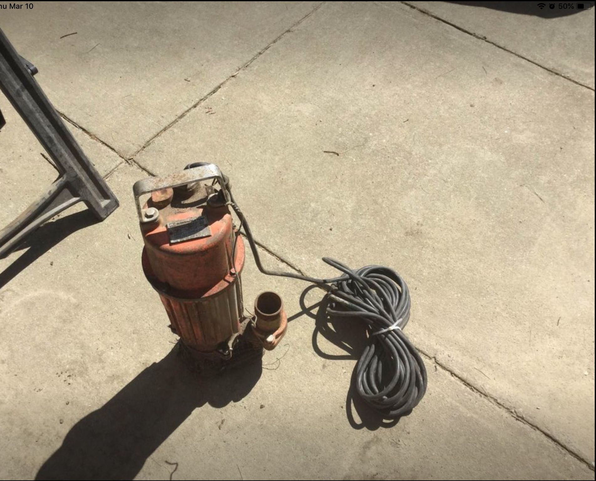 multiquip submersible trash pump model st 2010t